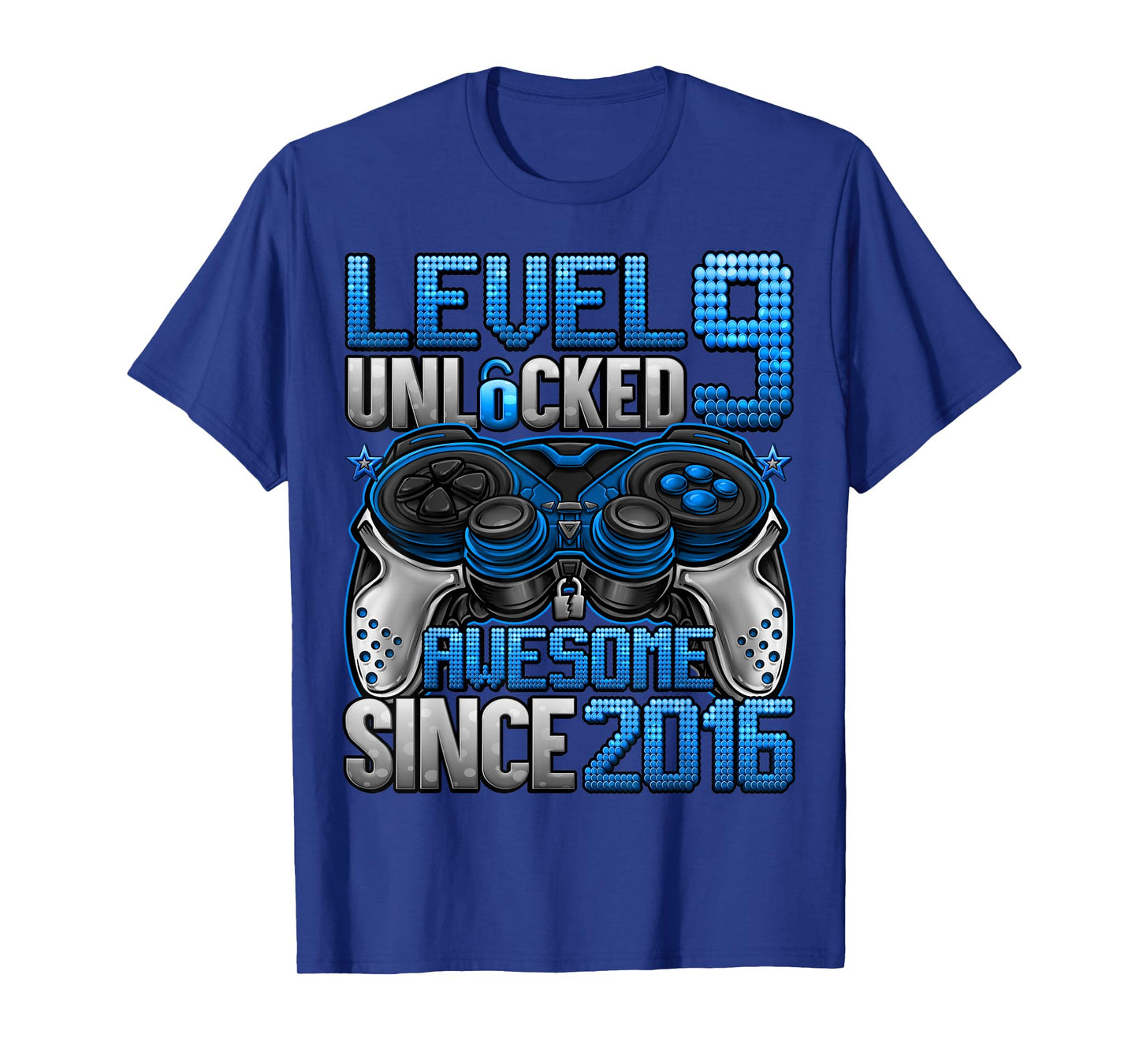 Level 9 Unlocked 9 Year Old Gifts For Boys 9th Birthday Boy T-Shirt