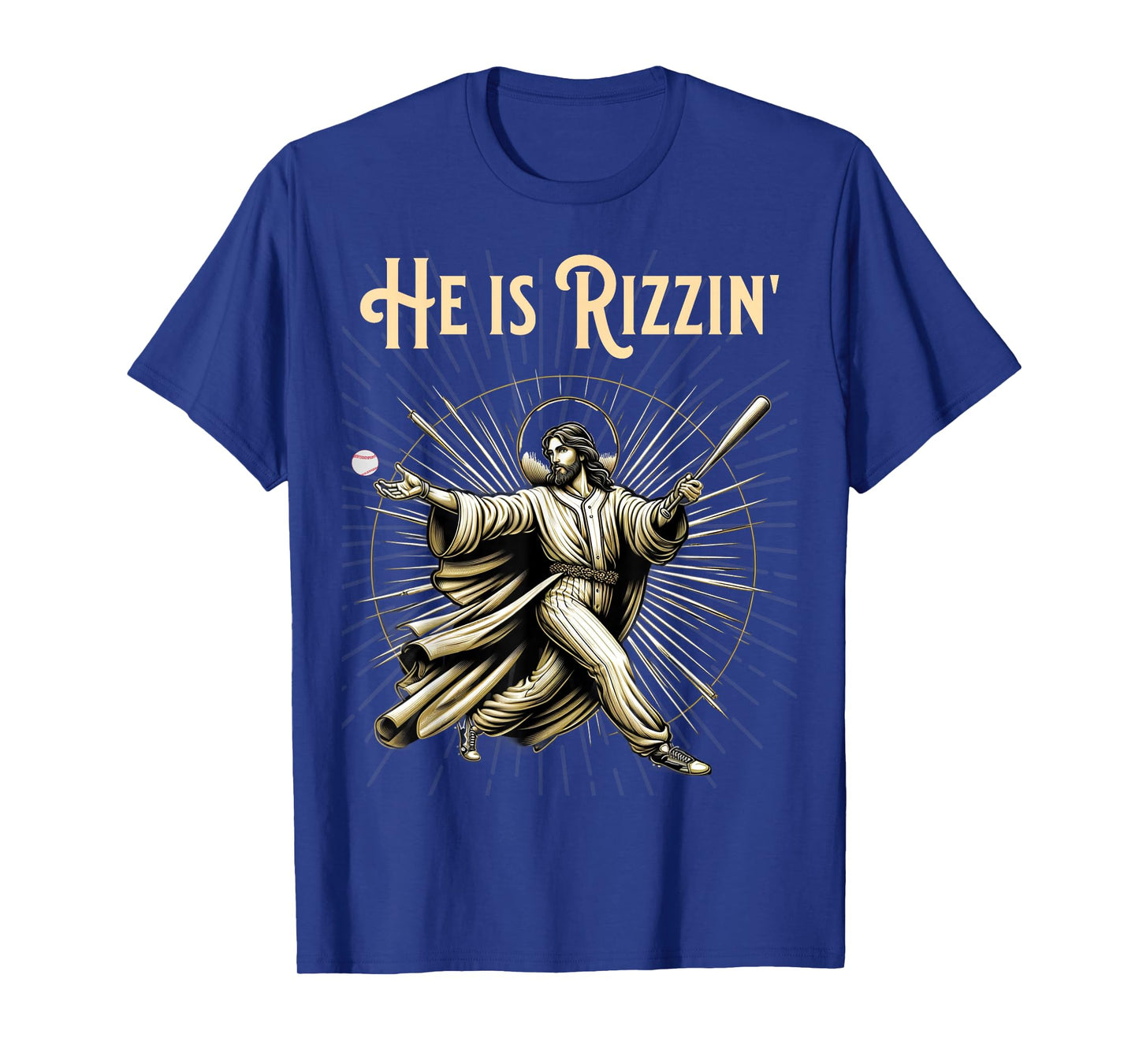 He is Rizzin Jesus Playing Baseball T-Shirt