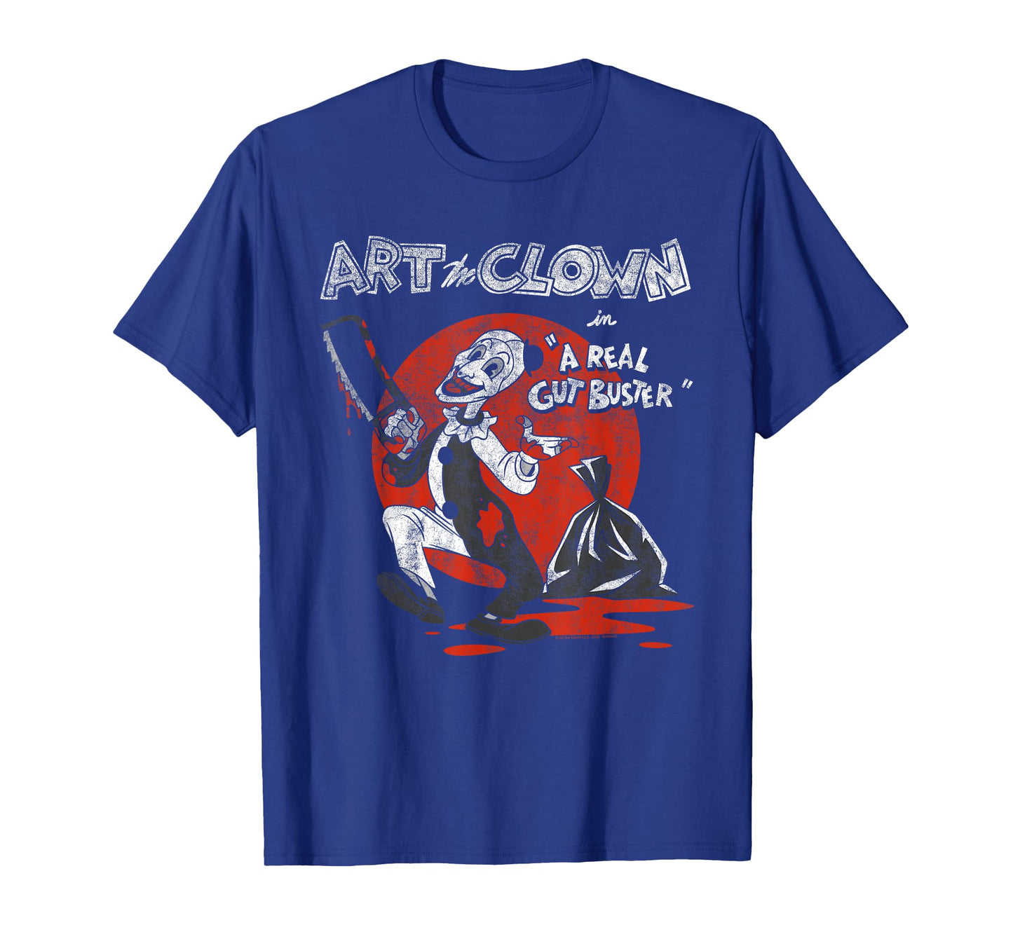 Terrifier A Real Gut Buster Vintage Illustration Horror T-Shirt