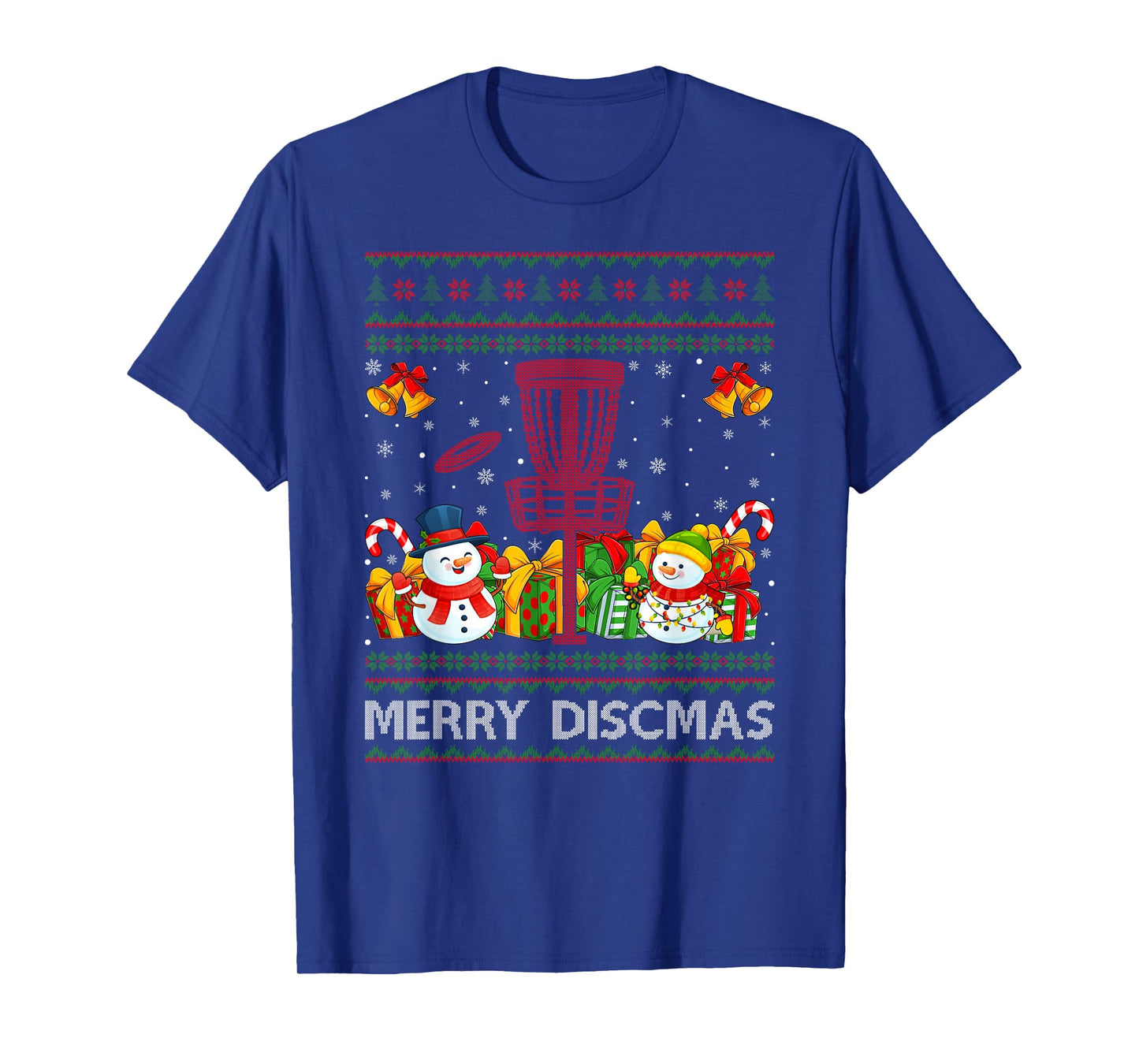 Merry Discmas Ugly Xmas Sweaters Funny Disc Golf Christmas T-Shirt