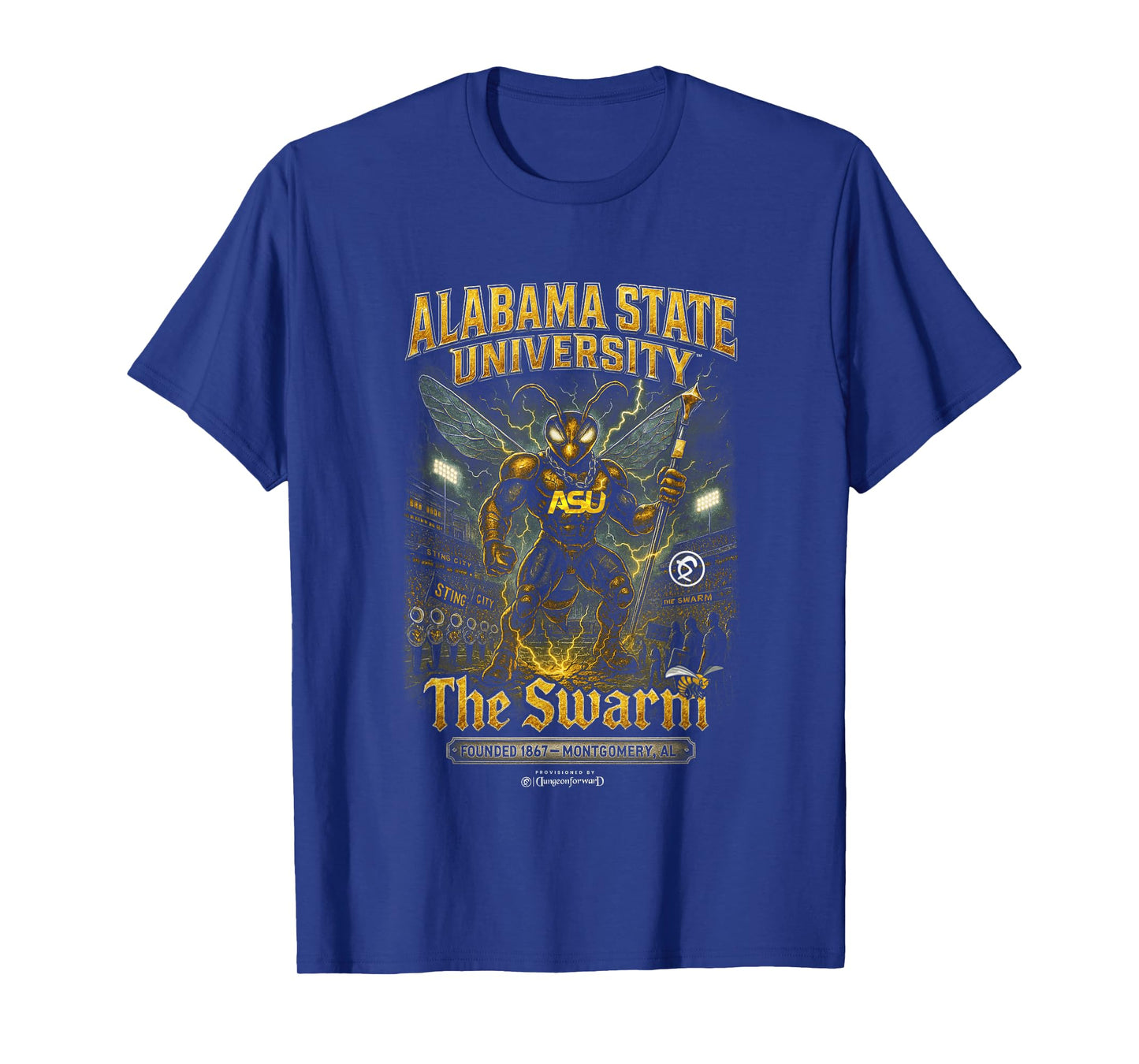 Alabama State University - The Yard - ASU Bama Bootleg HBCU T-Shirt