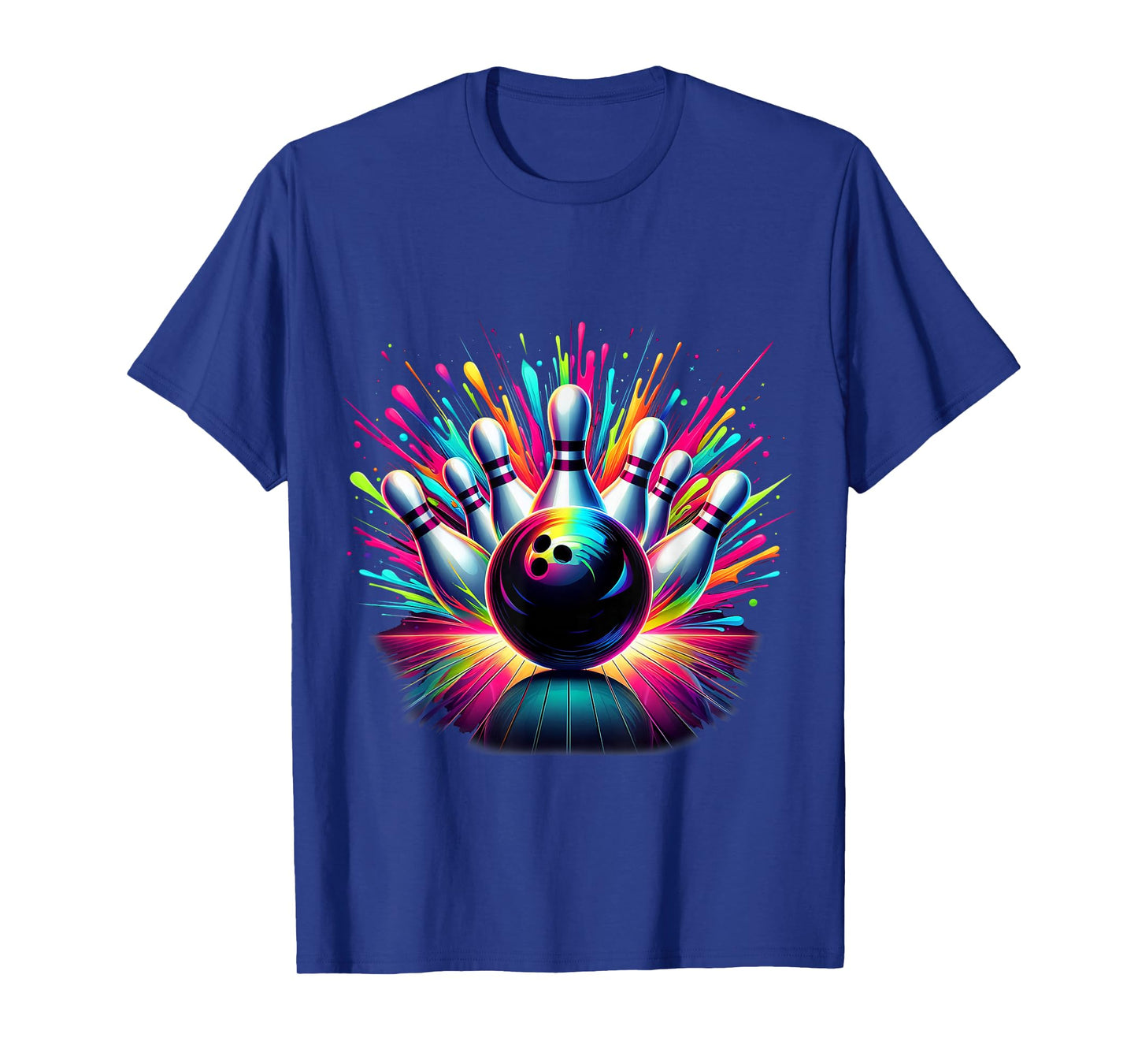 Colorful Bowling Game Day Bowling Cute Vibrant Color 3 T-Shirt