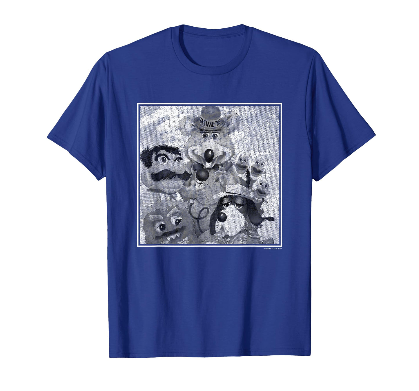 Chuck E. Cheese Group Shot Vintage Band Photo Logo T-Shirt
