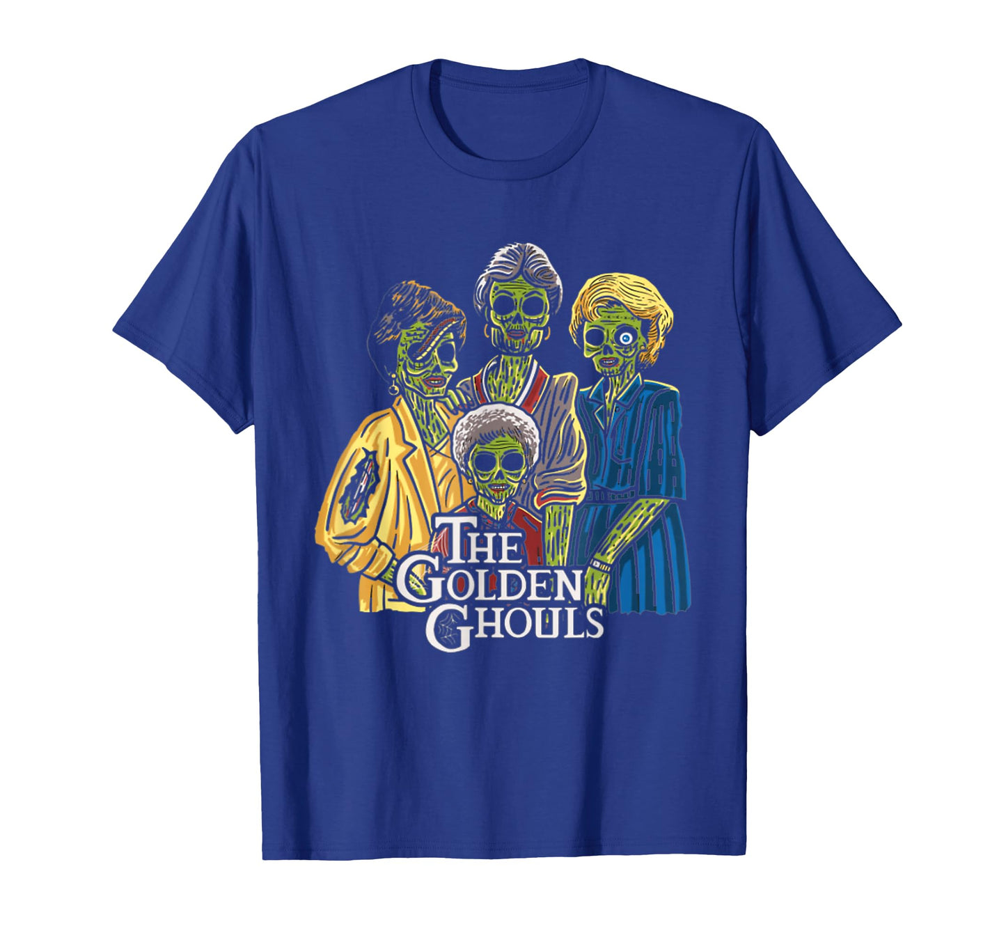 Vintage The Golden Ghouls Funny Gift For Men Women Halloween T-Shirt
