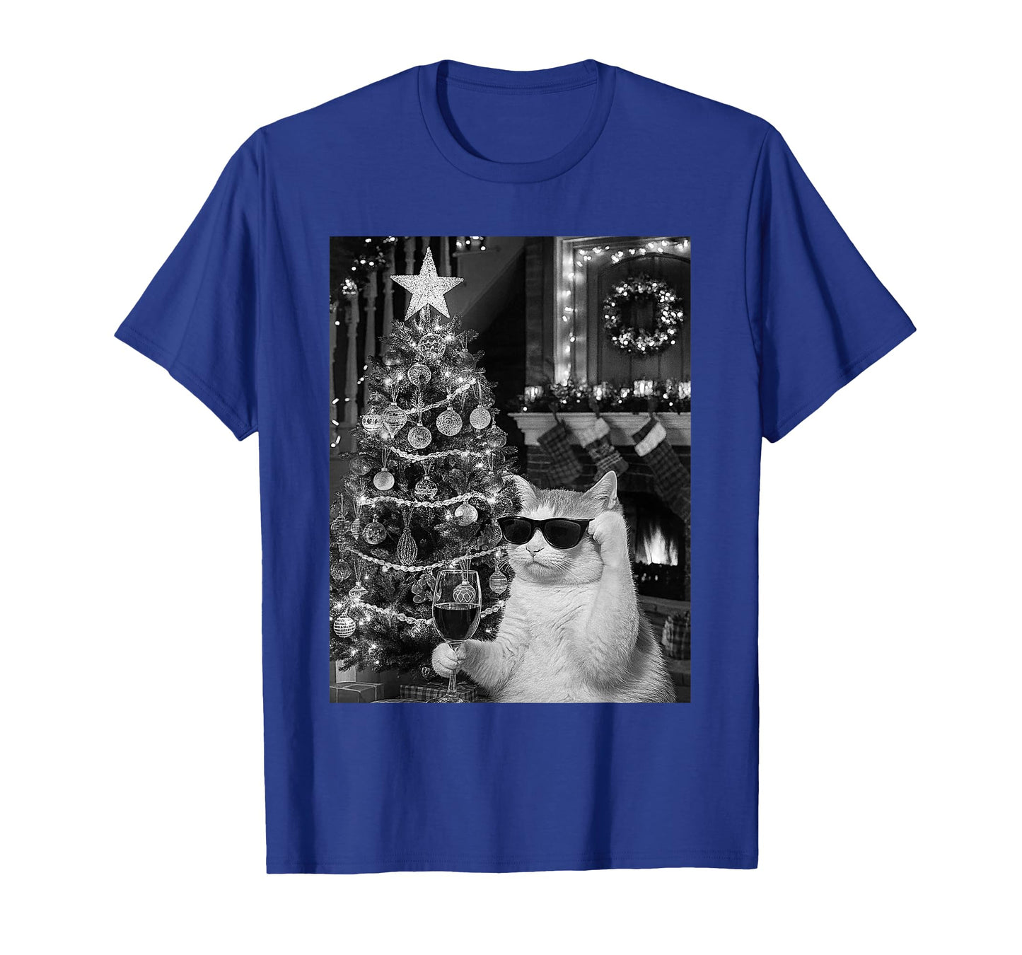 Cat Taking A Selfie Xmas Tree Ornament Christmas Holiday T-Shirt