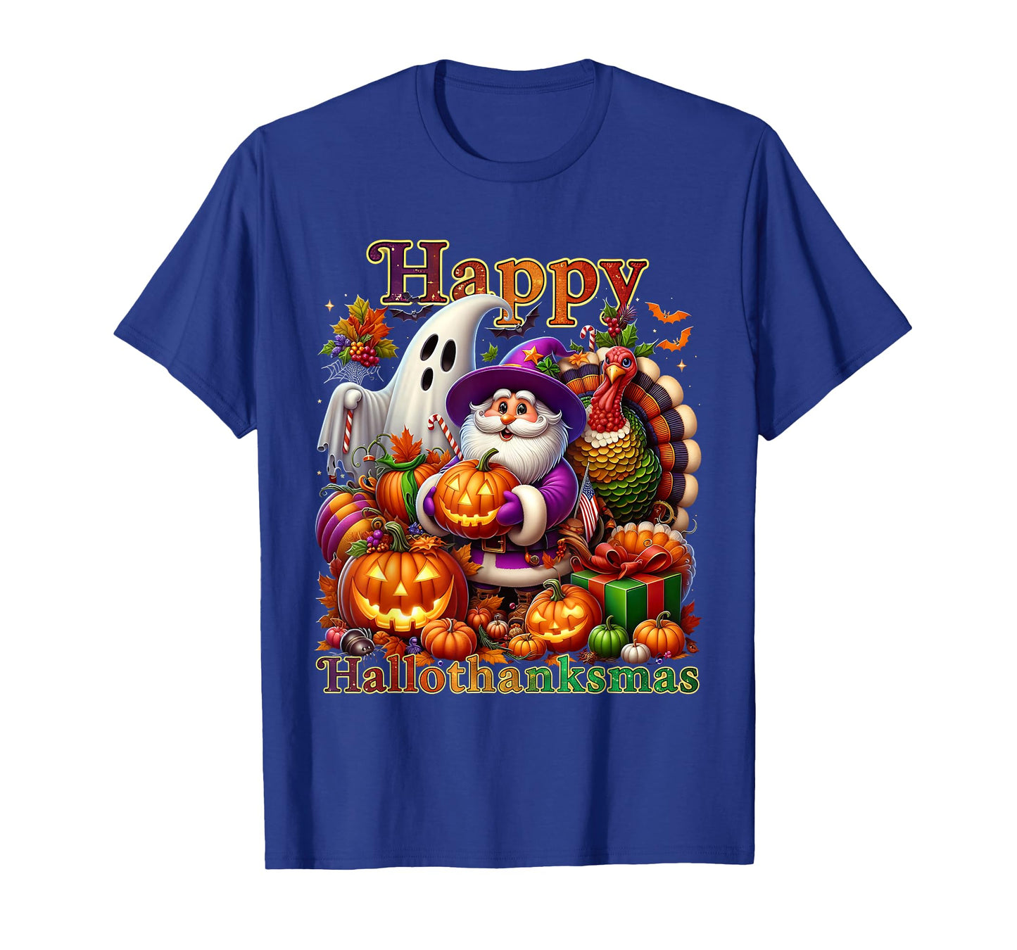 Holiday Season Happy Hallothanksmas Halloween Thanksmas T-Shirt