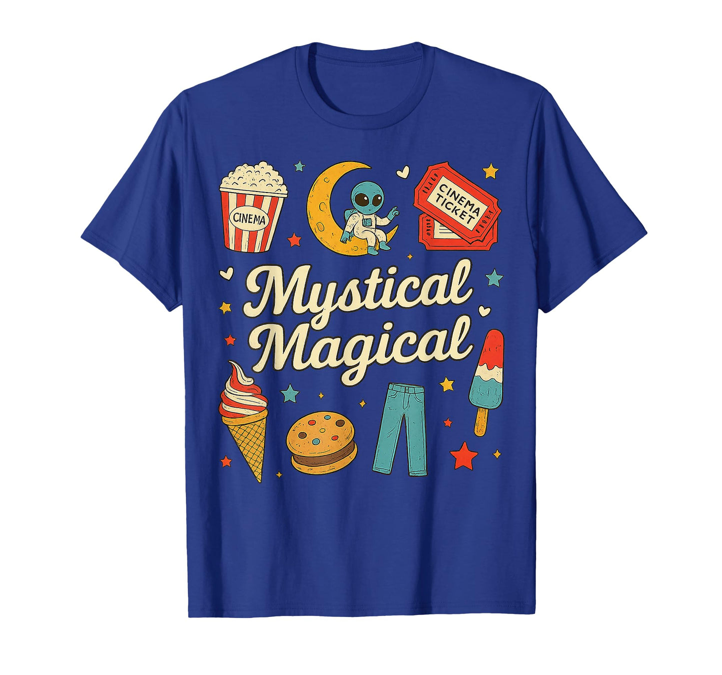 Mystical Magical Retro Aesthetic Space Gifts Men Women Kids T-Shirt