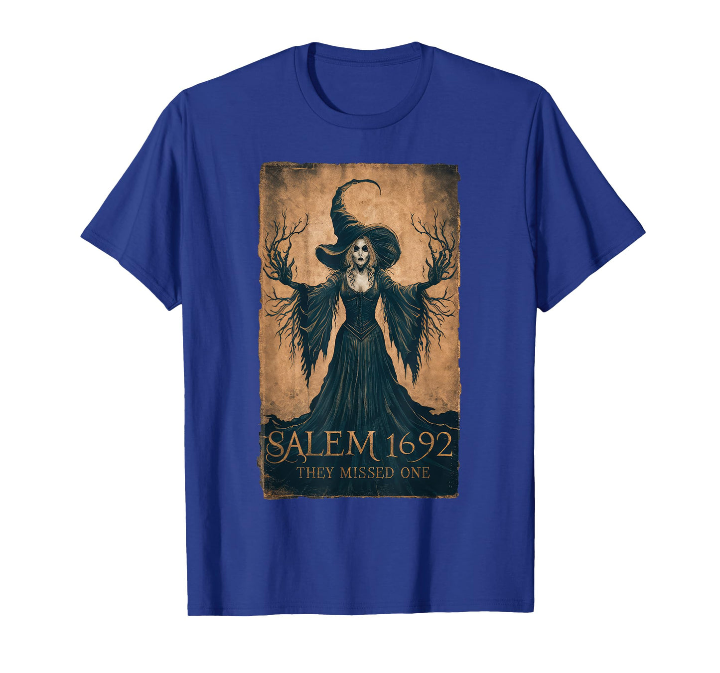 Salem 1692 They Missed One Halloween Feminist Witch Trials T-Shirt