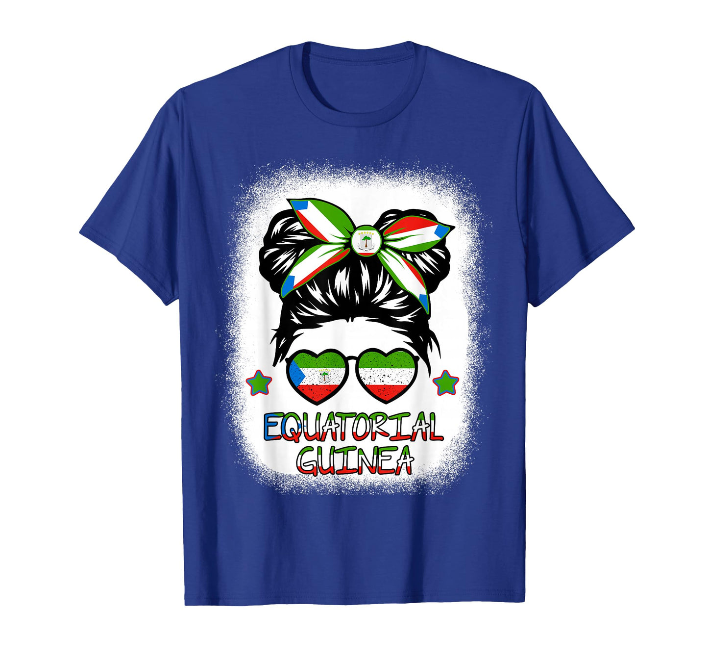 Girls Equatorial Guinea Flag Guinean Women Hispanic Heritage T-Shirt
