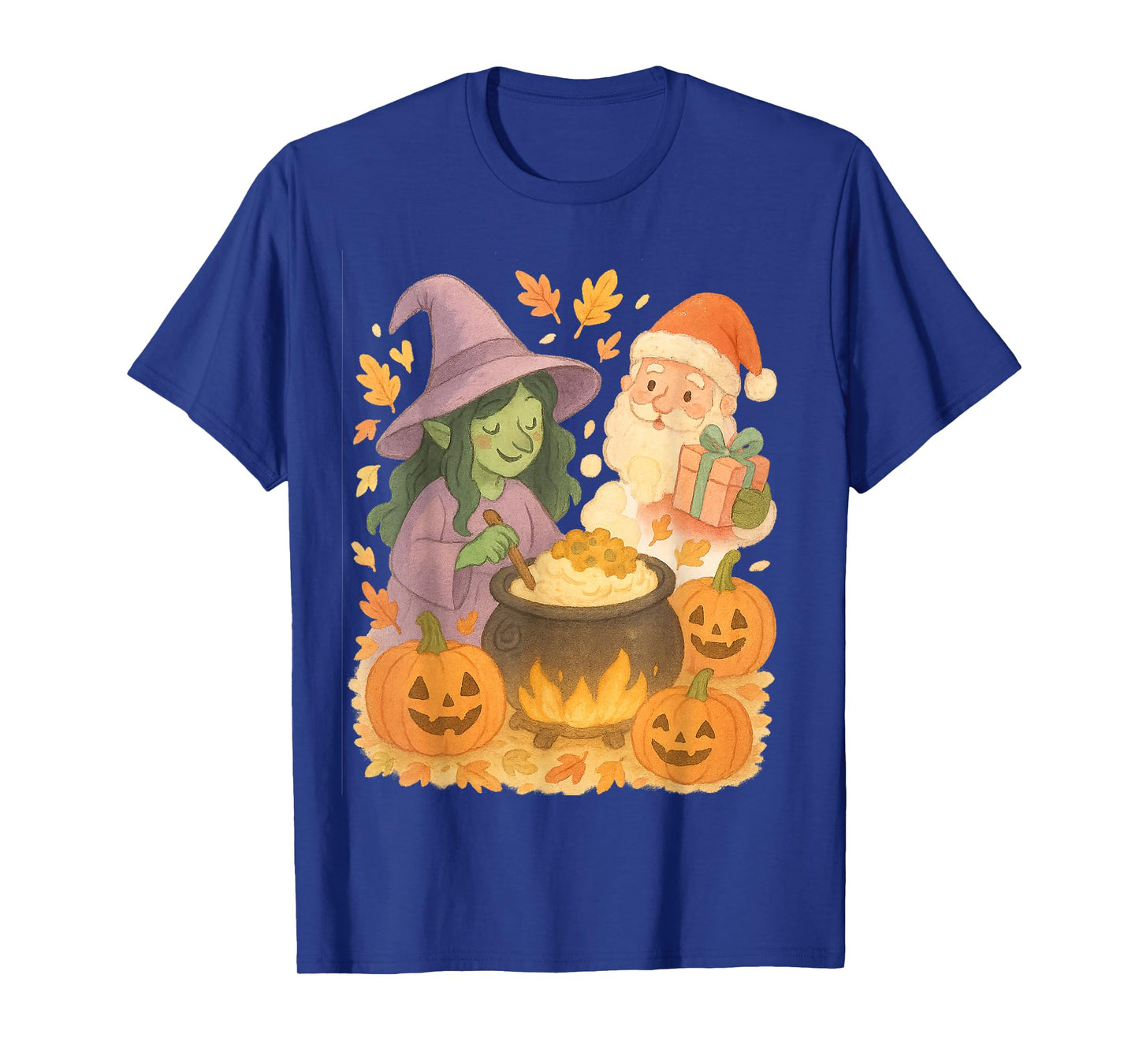 Whimsical Witch Gift for Halloween Thanksgiving Christmas T-Shirt