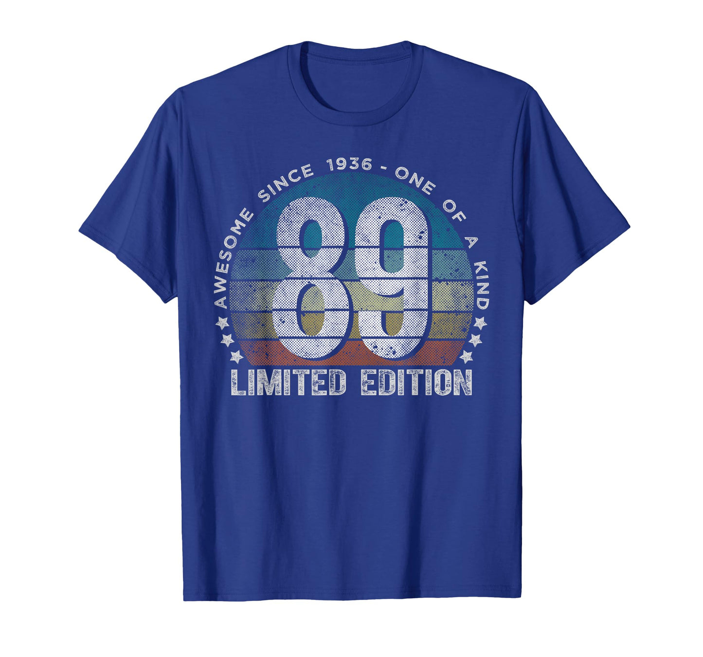 89 Year Old Gifts Vintage 1936 Limited Edition 89th Birthday T-Shirt
