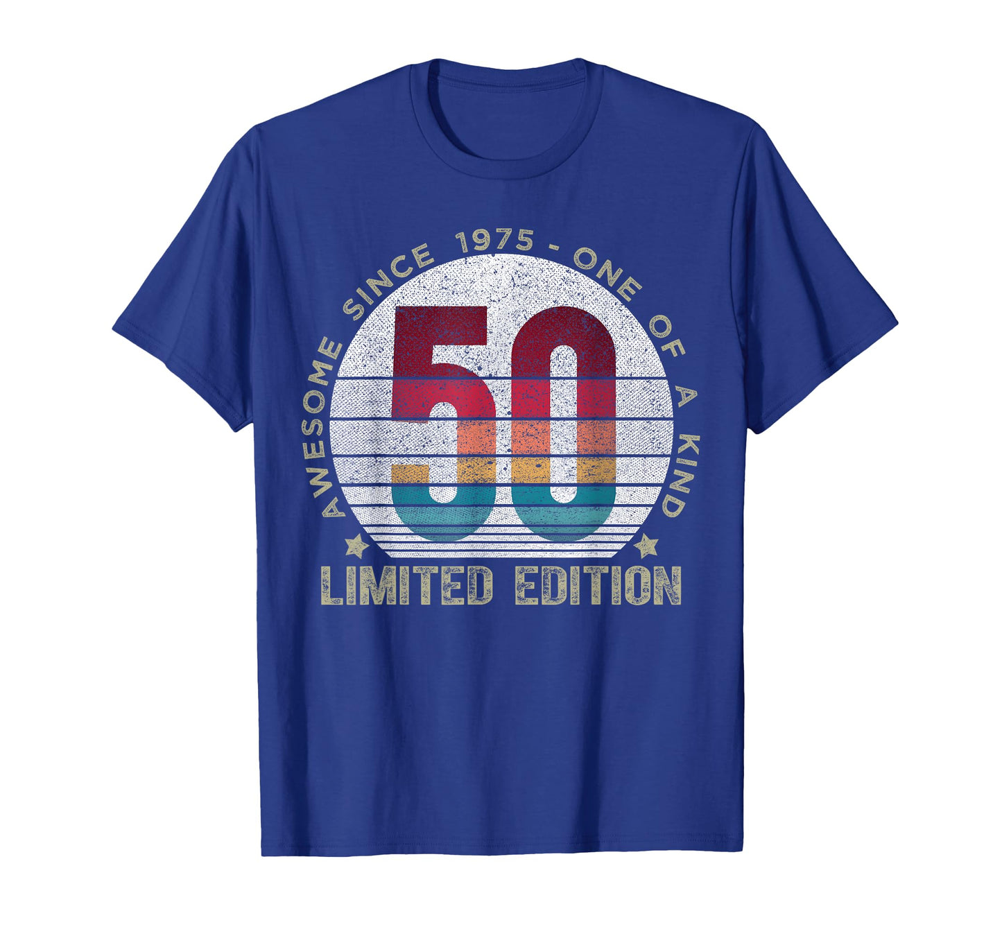 50 Year Old Gifts Vintage 1975 Limited Edition 50th Birthday T-Shirt
