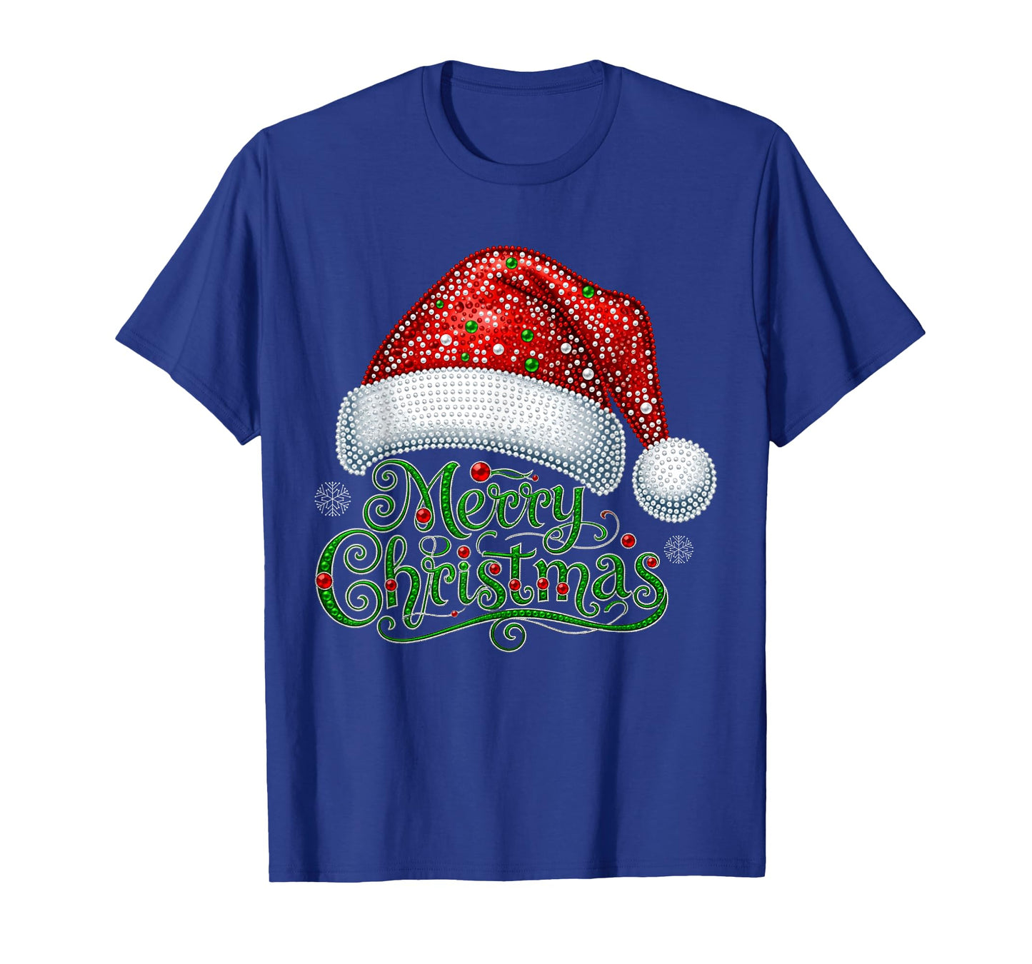 Merry Christmas Santa Hat Xmas Family Matching Pajama T-Shirt