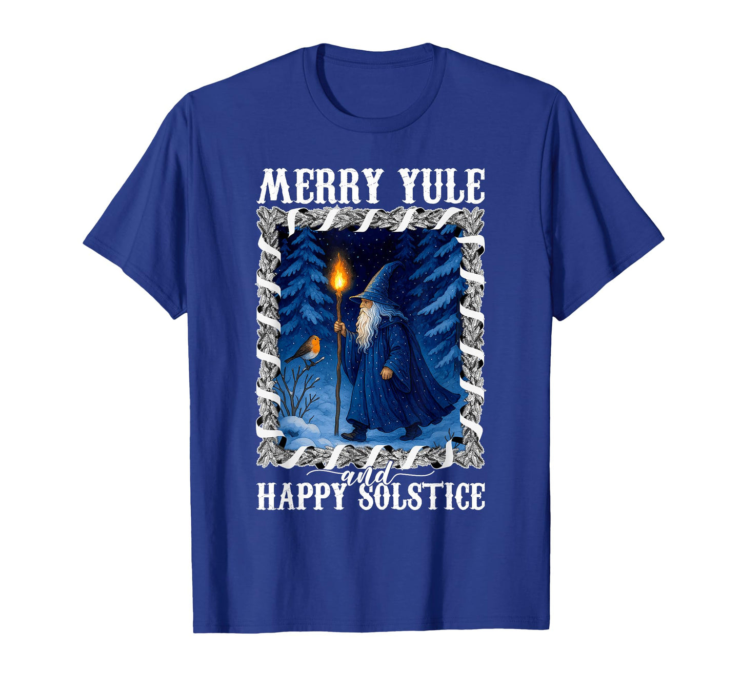 Mery Yule and Happy Solstice Winter Solstice Christmas Women T-Shirt