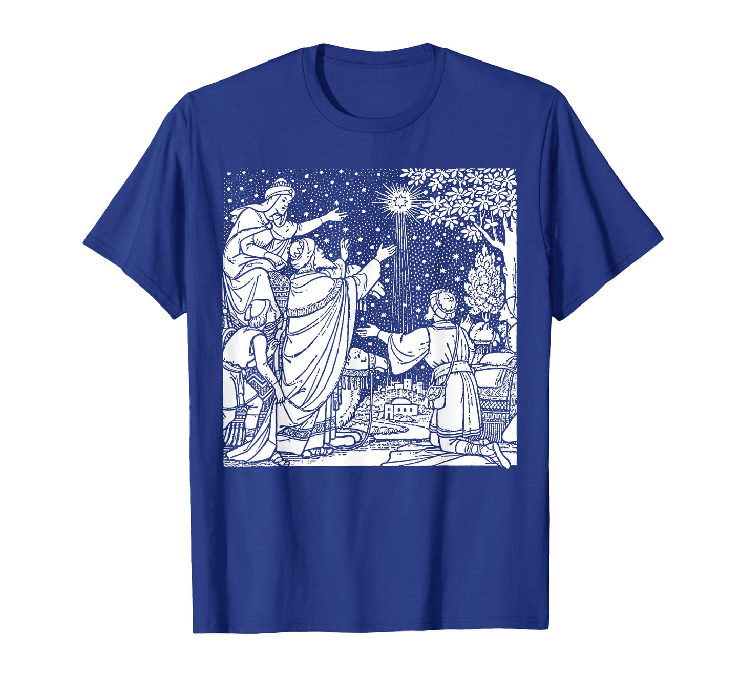 Star of Bethlehem Three Wise Men Christmas Nativity Catholic T-Shirt