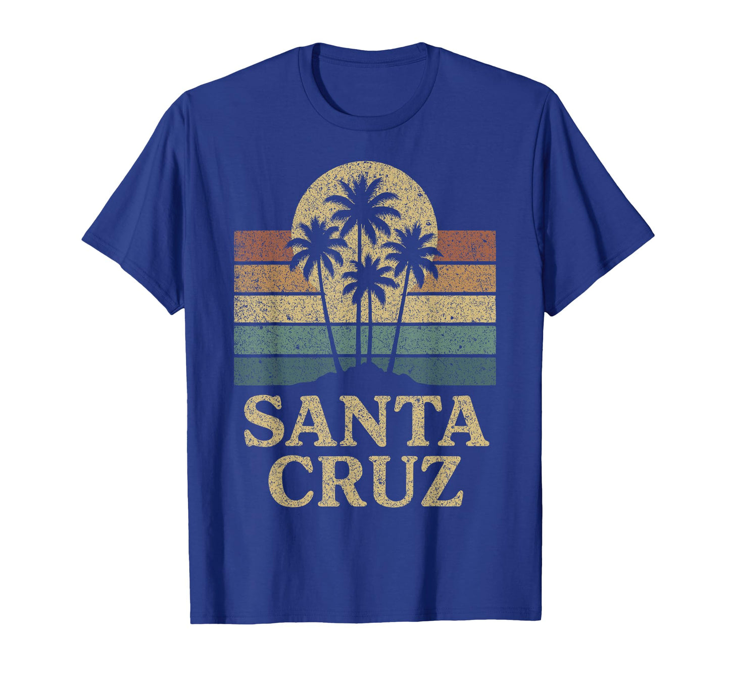 Santa Cruz CA California Retro 70s 80s 90s Surfer T-Shirt