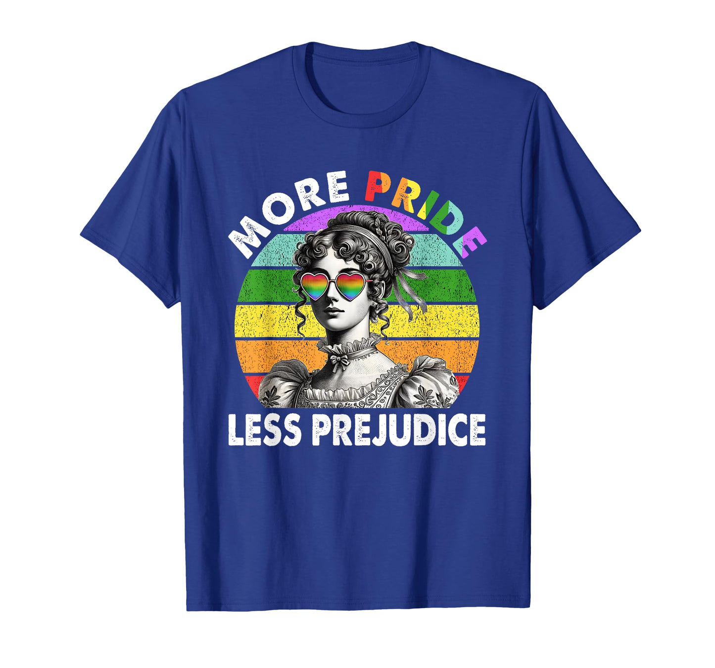 More Pride Less Prejudice Pride Month LGBTQ Gay Lesbian T-Shirt