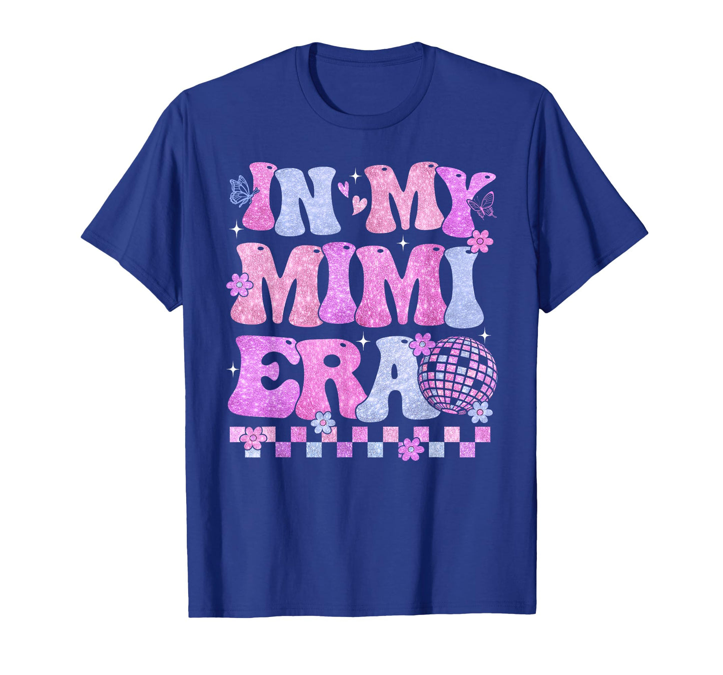 In My Mimi Era Groovy Retro Mothers Day Disco Ball Women T-Shirt