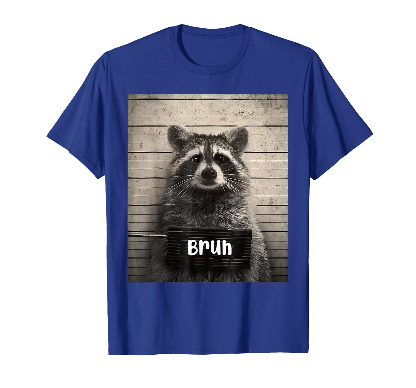 Bruh Streetwear For Teens Unisex-Adults Raccoon Meme T-Shirt - Black, Small, Short Sleeve, Cotton 65%, Polyester 35%, Novelty T-Shirt