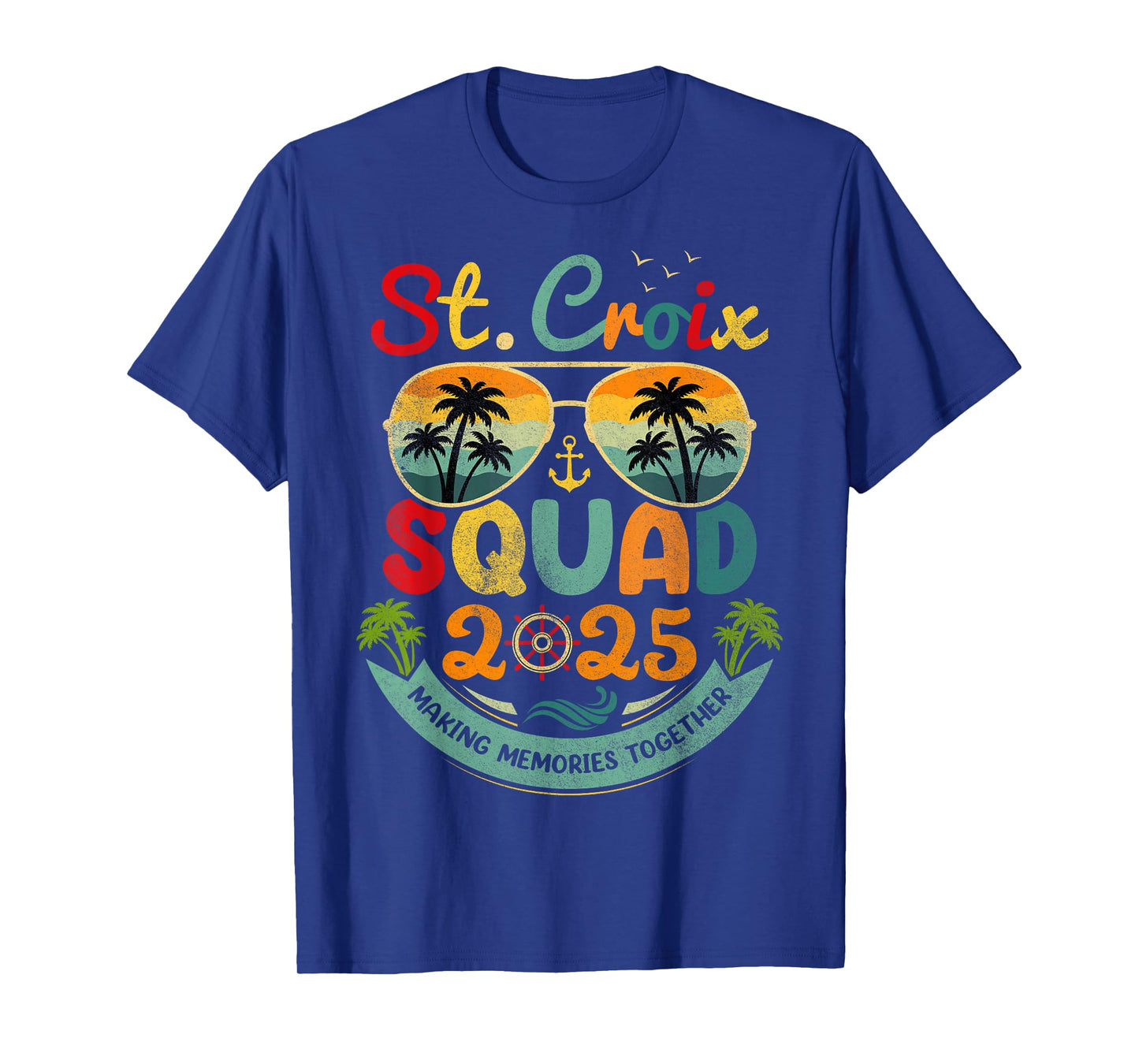 St. Croix Squad 2025 Beach Vacation Vintage St. Croix Group T-Shirt