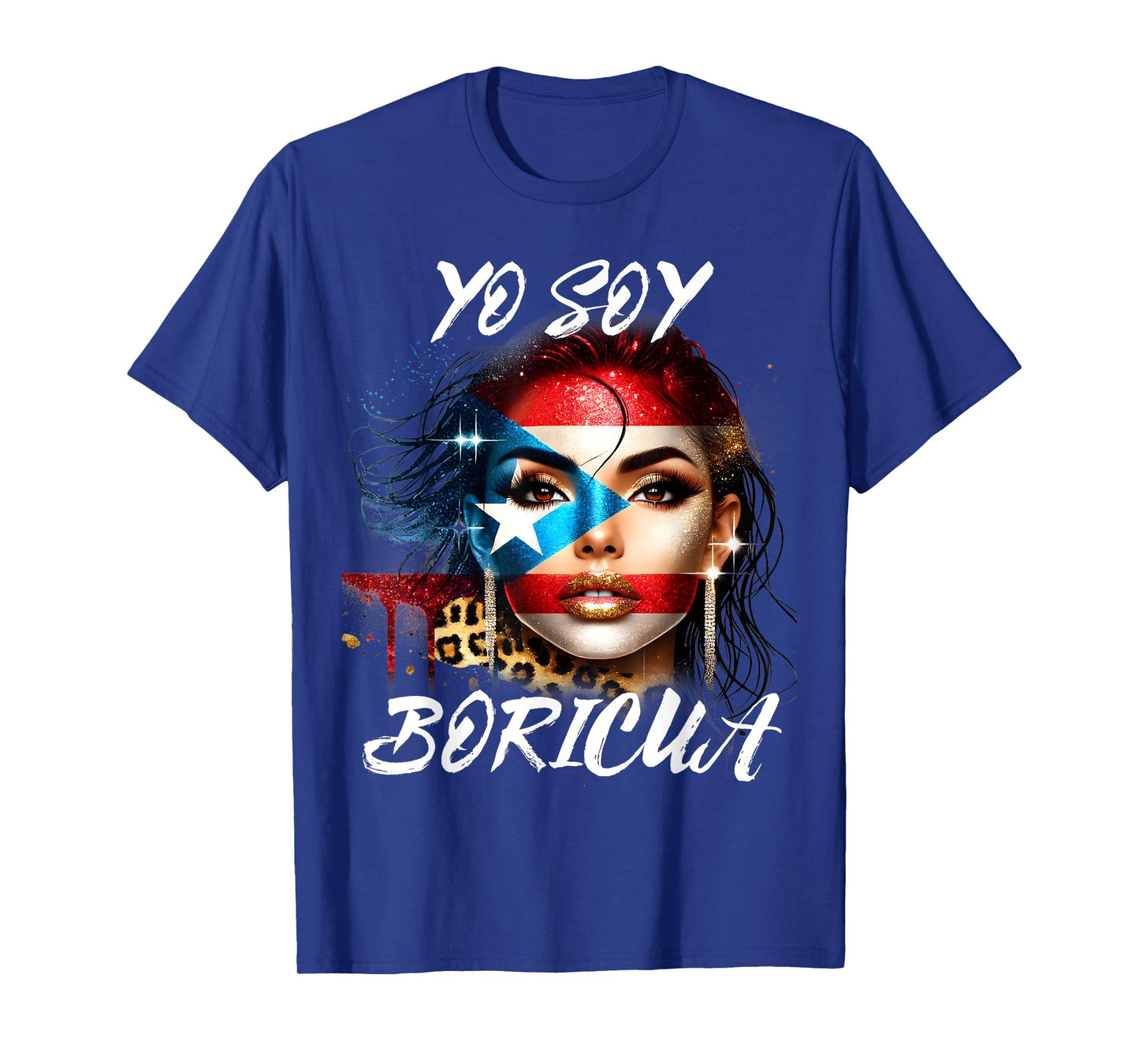 Puerto Rican Women Yo Soy Boricua Puerto Rico Flag Hispanic T-Shirt