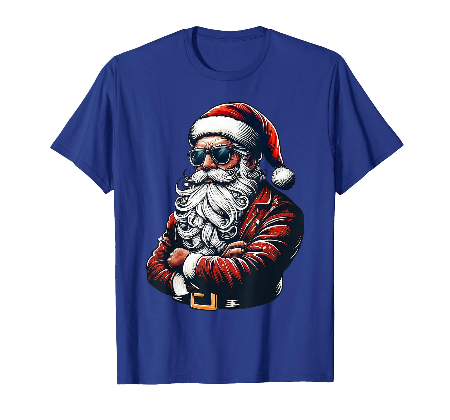 Santa Sunglasses Merry Christmas Xmas Pajamas Holiday Cool T-Shirt