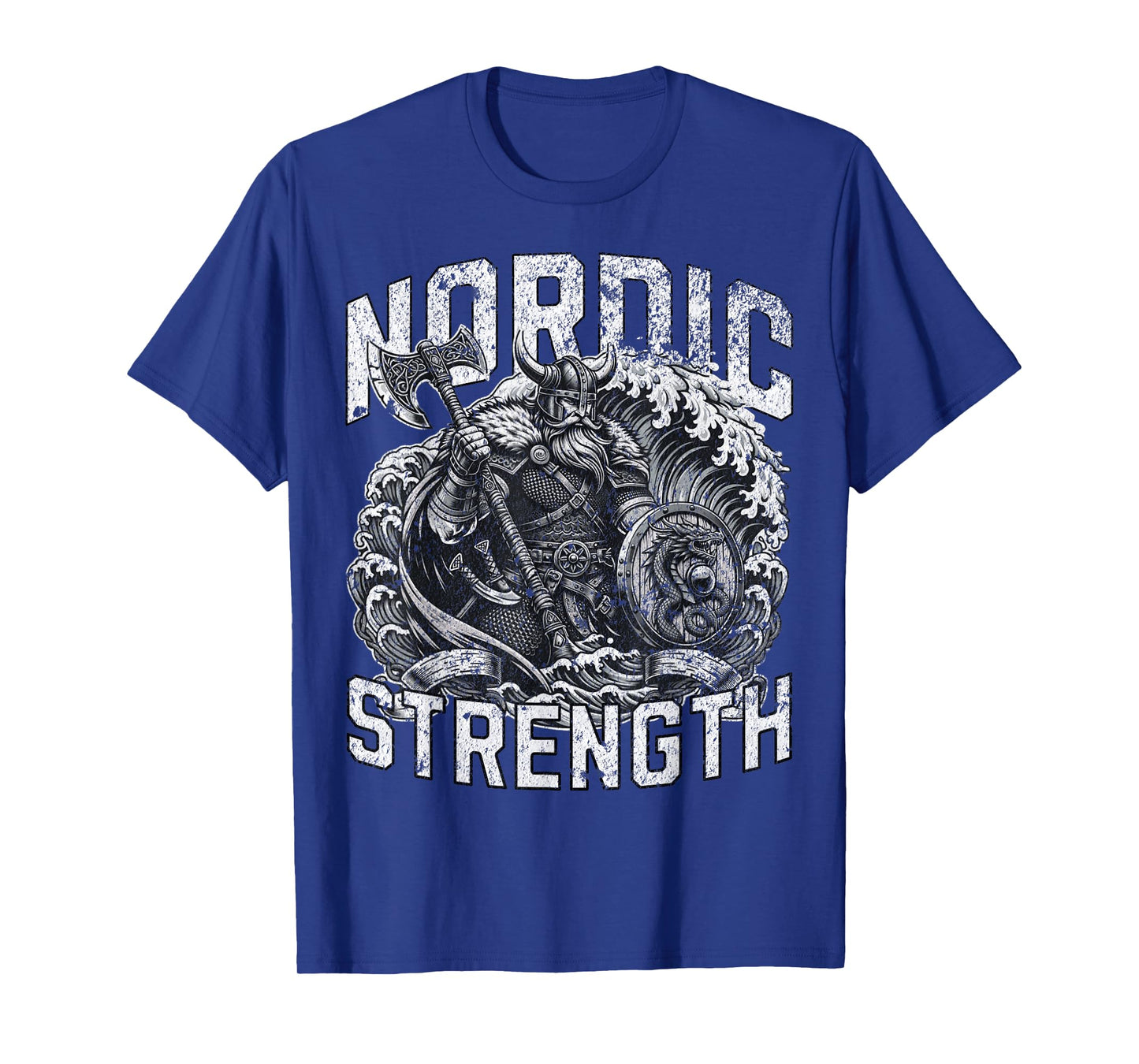 Nordic Strength Viking Warrior Vintage Men Women T-Shirt