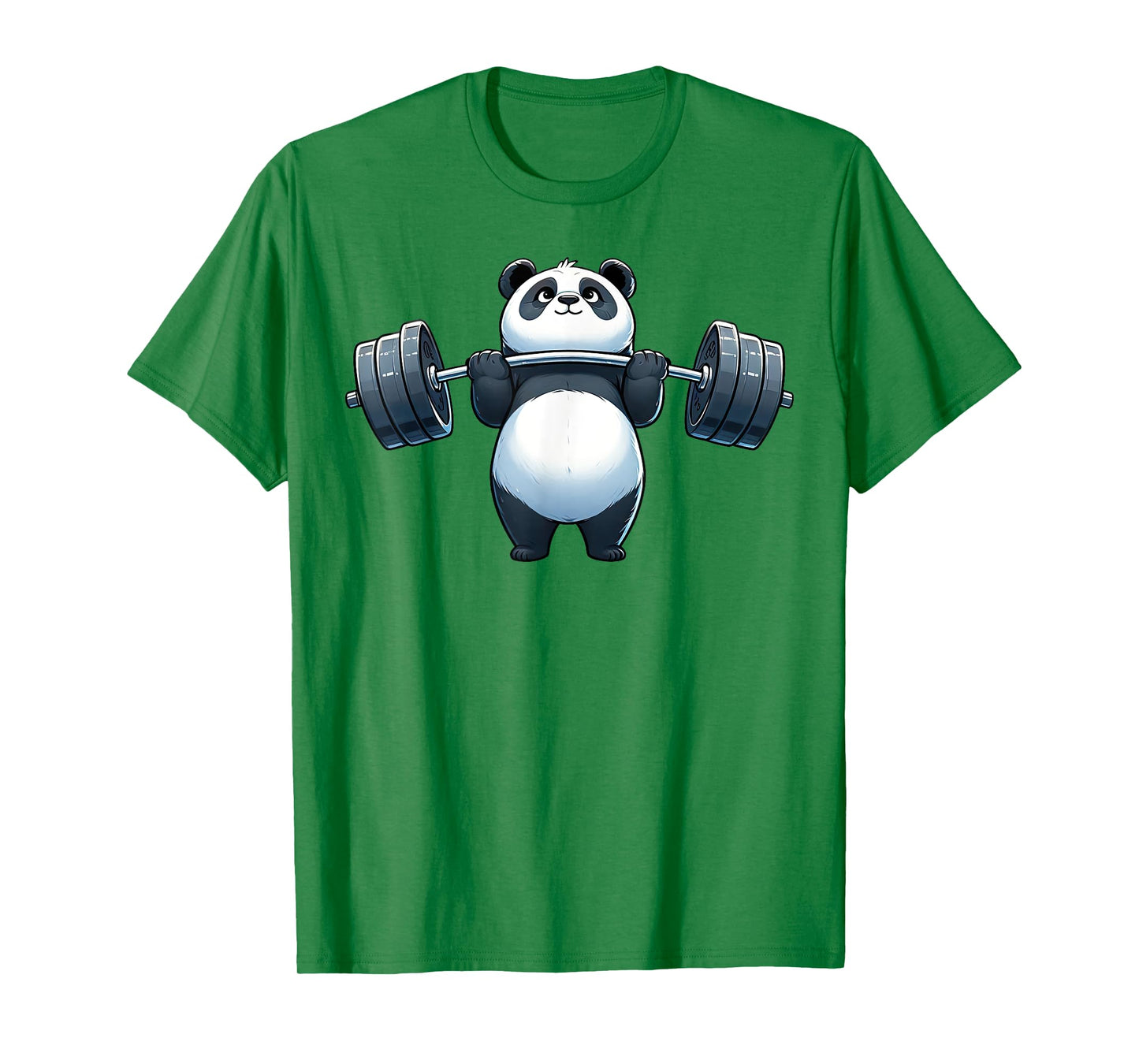Panda Weightlifting Fitness Gym Training Bodybuilding T-Shirt