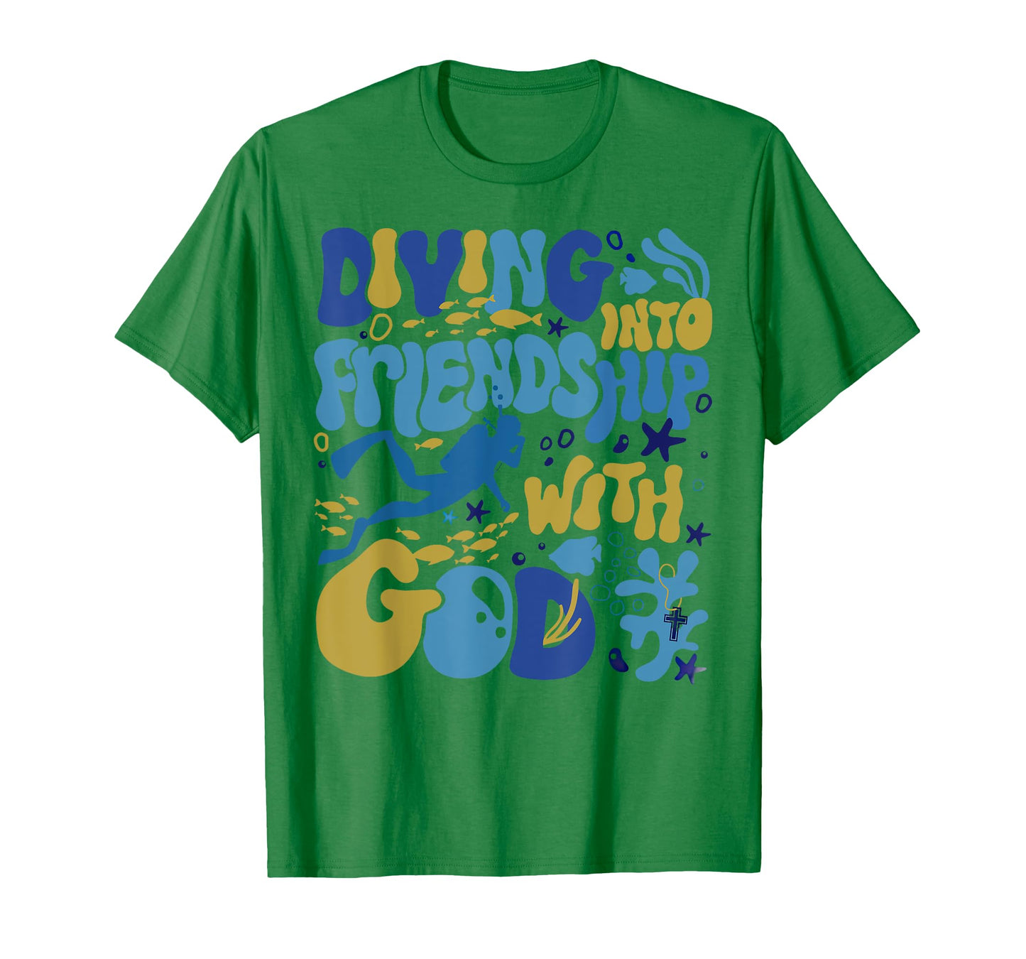 Diving Into Friendship With God Underwater Scuba VBS 2024 T-Shirt