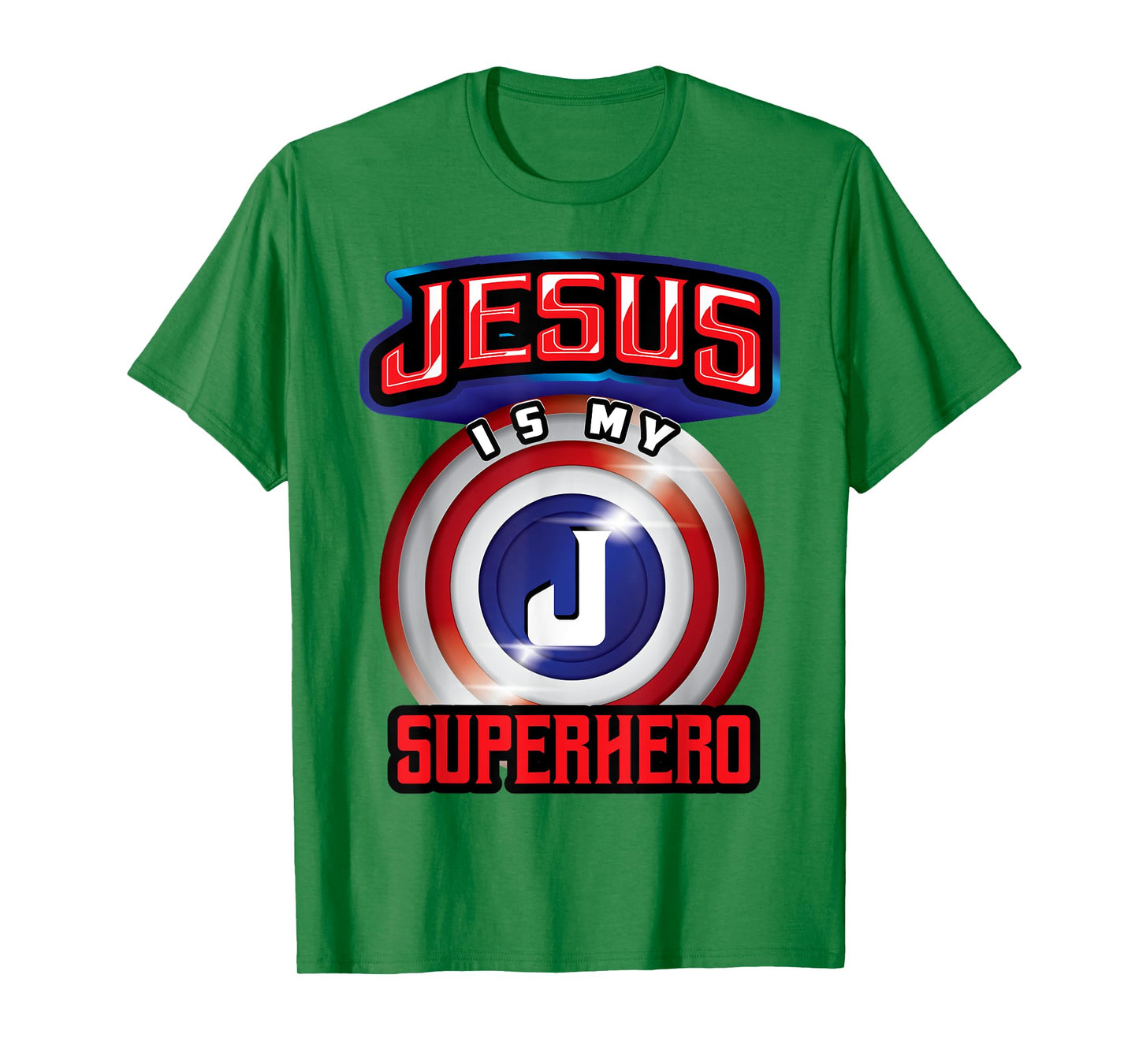 Jesus Is My Superhero Shirt | Cute Powerful Christian Gift T-Shirt