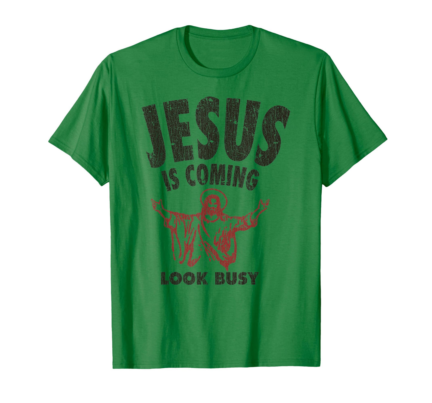 Vintage Jesus Is Coming, Look Busy 1992 T-Shirt