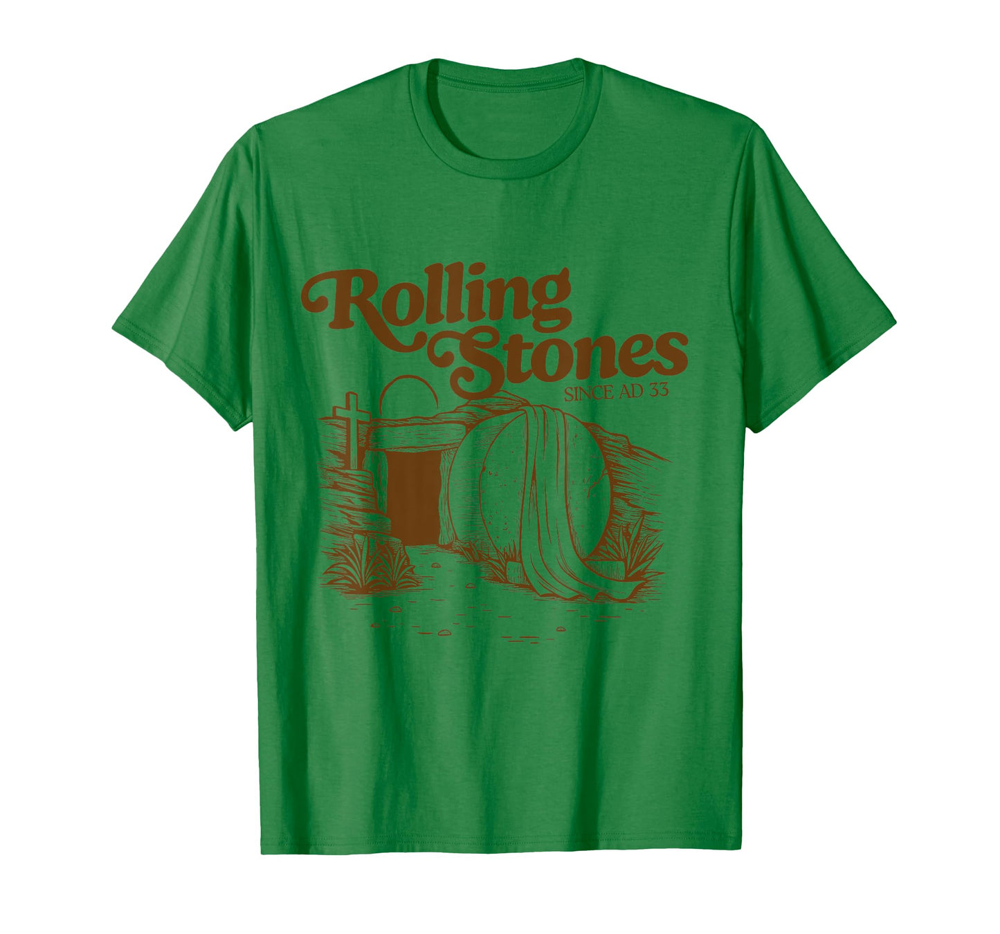 The Stone Was Rolled Away He Alive Retro Christian Easter T-Shirt