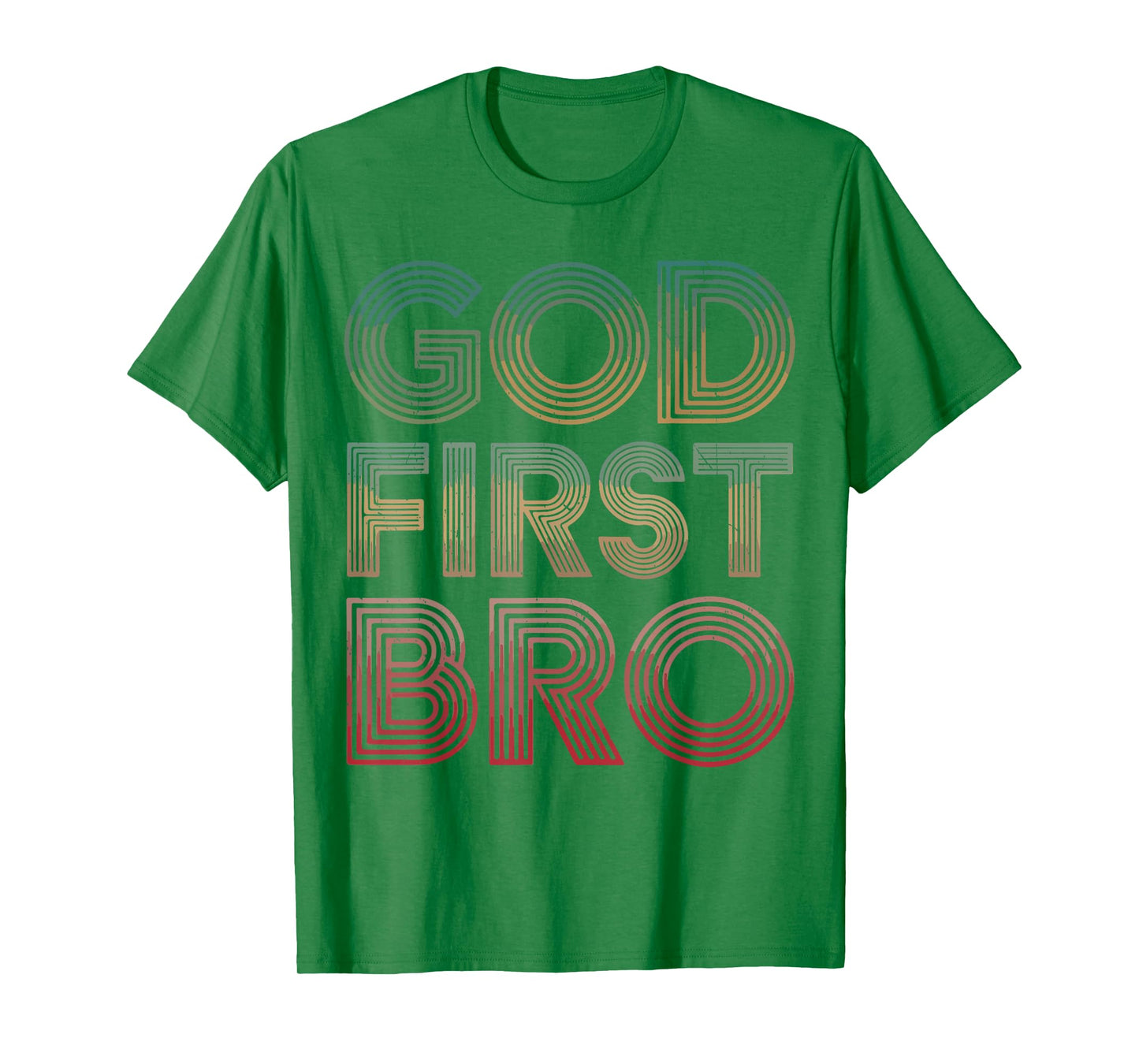 Youth Boy God First Bro Funny Christian God Brother Toddler T-Shirt