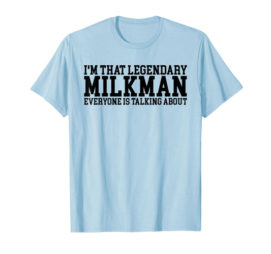 Vintage Milkman, Milk Man Apparel, Funny Milk Lover Gifts T-Shirt