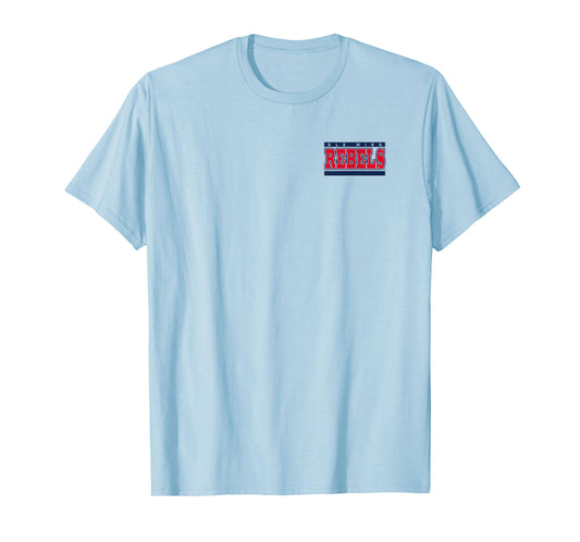 Mississippi Ole Miss Rebels Front/Back White T-Shirt
