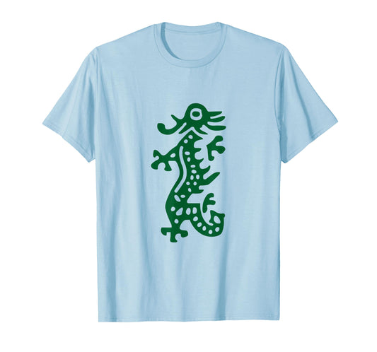 Chinese Mah Jong Green Dragon Tile Mahjong Costume T-Shirt