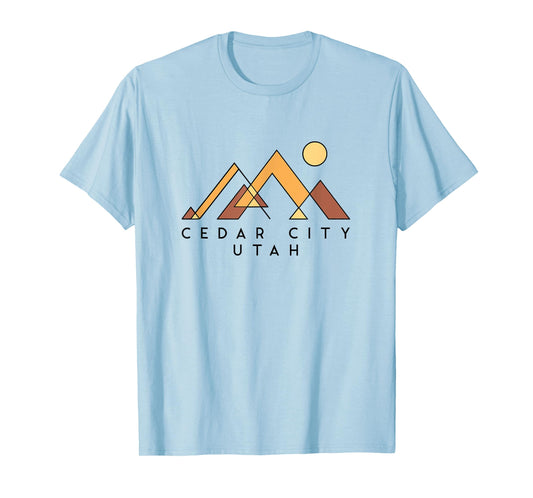 Cedar City Utah | Cedar City Utah Abstract | Cedar City UT T-Shirt
