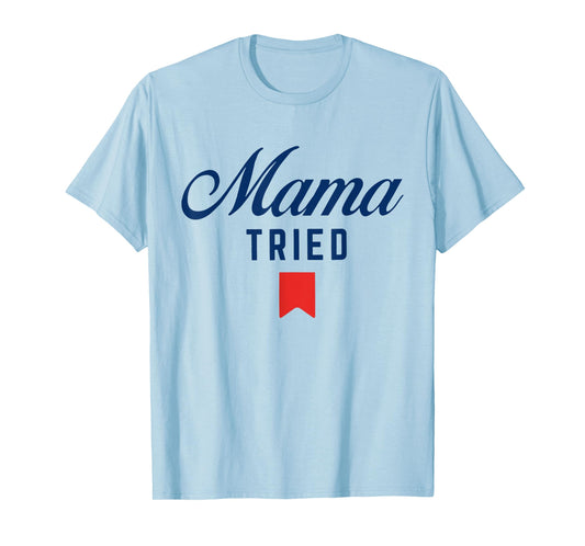 Vintage Mama Tried, Funny Trendy Summer Beer, Western Cowboy T-Shirt