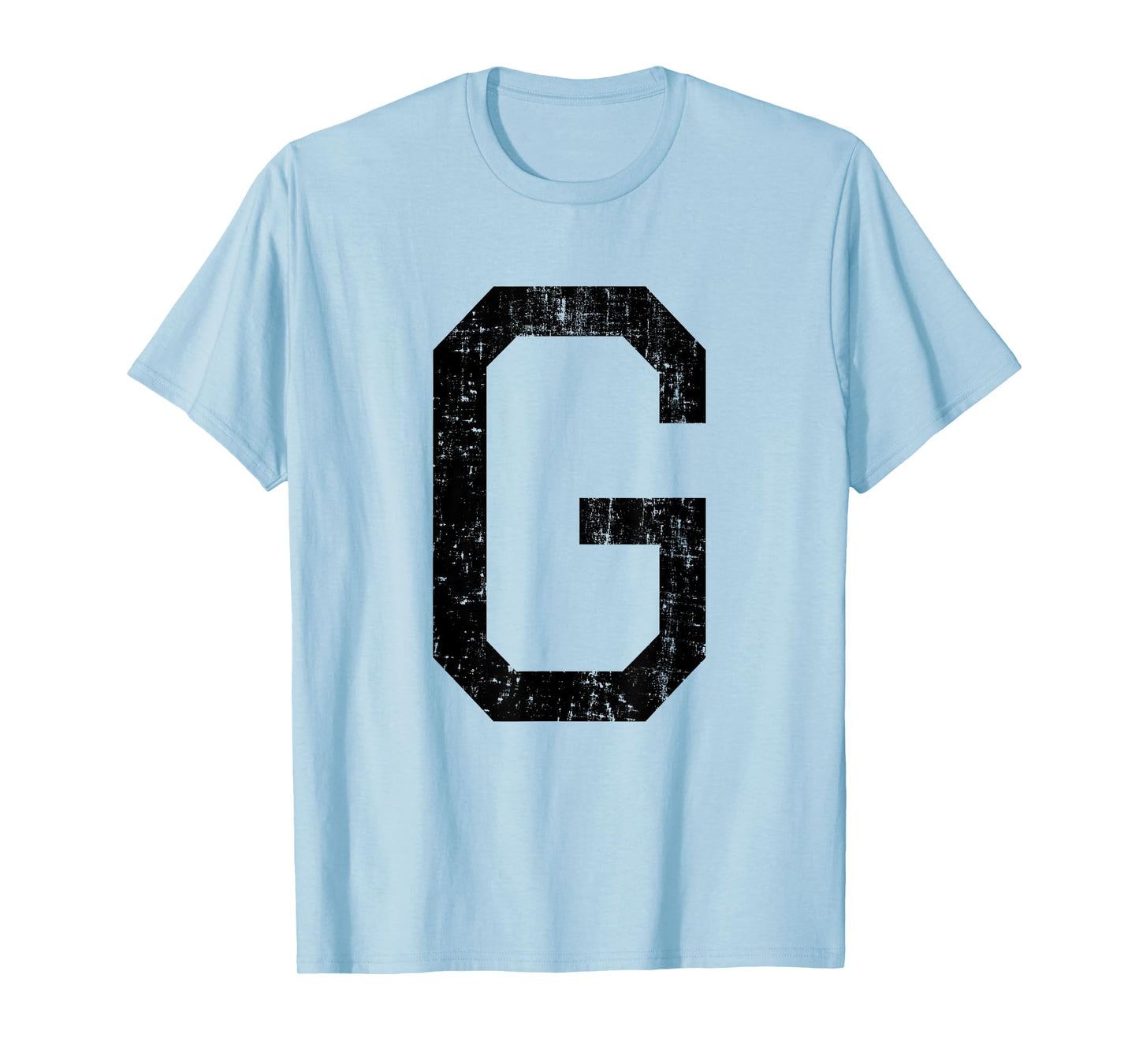 Letter G Capital Alphabet Initial School College Varsity T-Shirt