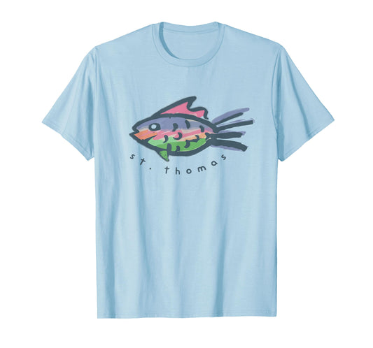 St. Thomas Tropical Fish Graphic T-Shirt