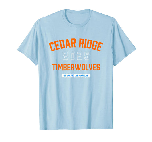Cedar Ridge Timberwolves Newark, Arkansas 2025 T-Shirt