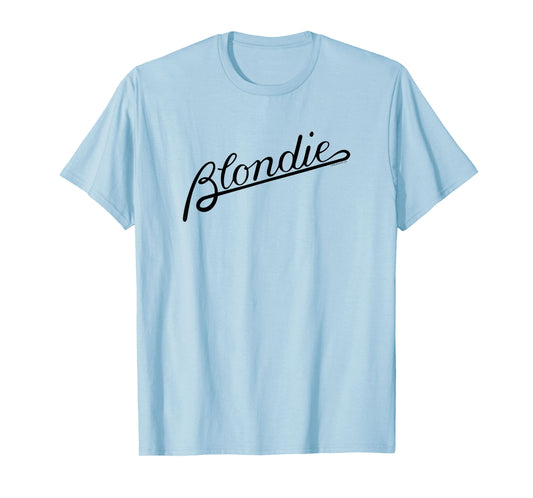 Blondie Script Logo Vintage Band T-Shirt