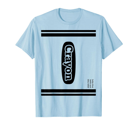 Crayon Baby Blue Group Costume T-Shirt