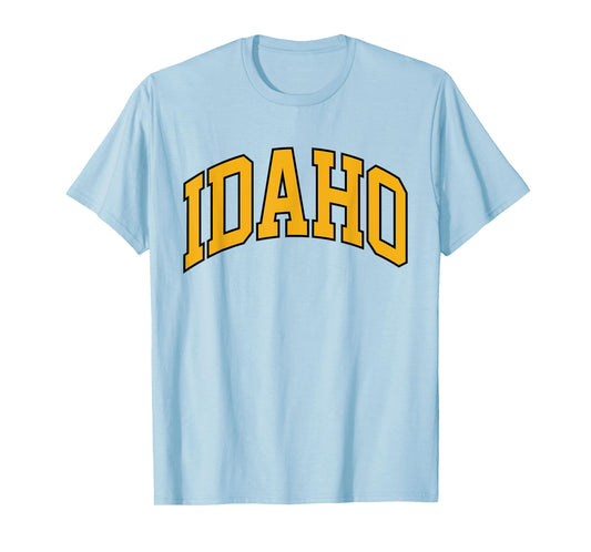 Retro Idaho Tee Vintage Idaho Gold Black Fun Idaho Throwback T-Shirt