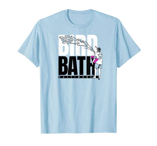 Baltimore Baseball: Mr. Splash Bird Bath T-Shirt