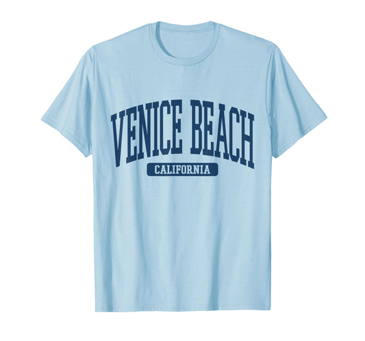Venice Beach California Souvenir Beach, Retro, Minimalist T-Shirt