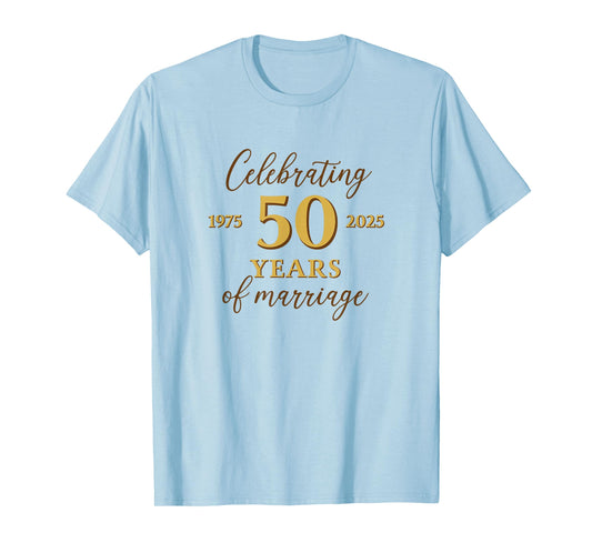 Funny 50 Years of Marriage 1975 50th Wedding Anniversary T-Shirt