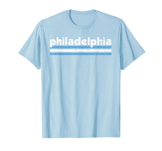Philadelphia Pennsylvania Retro Vintage Weathered Sport Cool T-Shirt