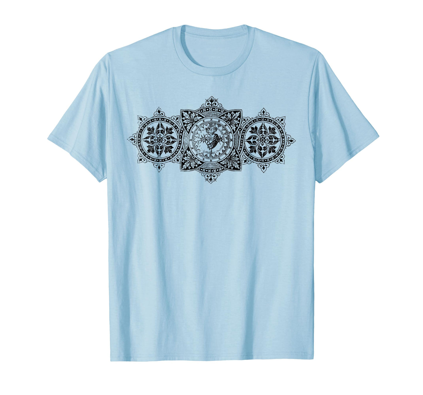 Vintage Sacred Heart of Jesus Symbol Traditional Catholic T-Shirt