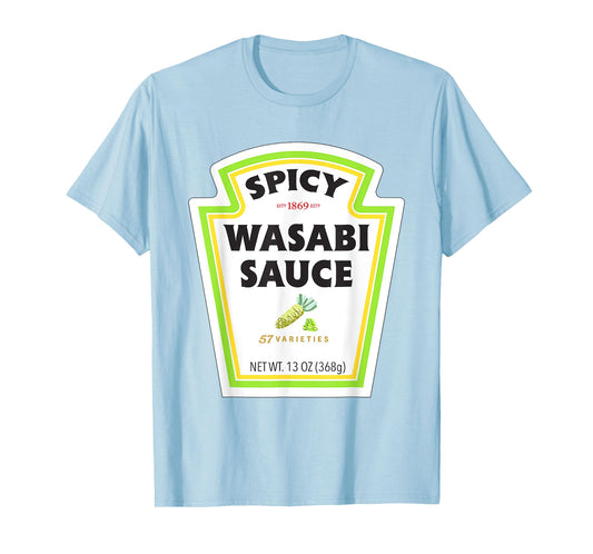 Spicy Wasabi Sauce Halloween Costume Matching Couples Group T-Shirt